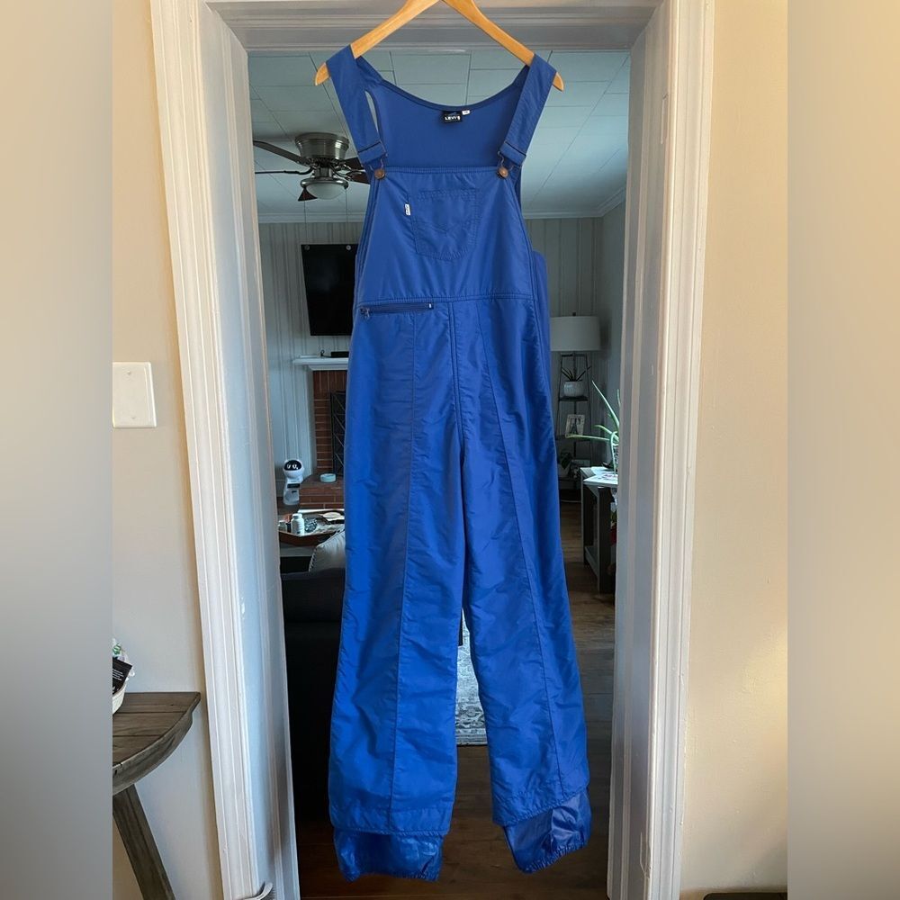 Levi's Vintage Blue Ski Bib/Snow Pants- Overall Style
